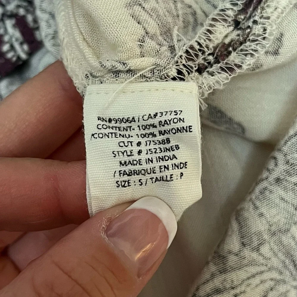 Billabong boho hippie flowy top - Picture 7 of 7